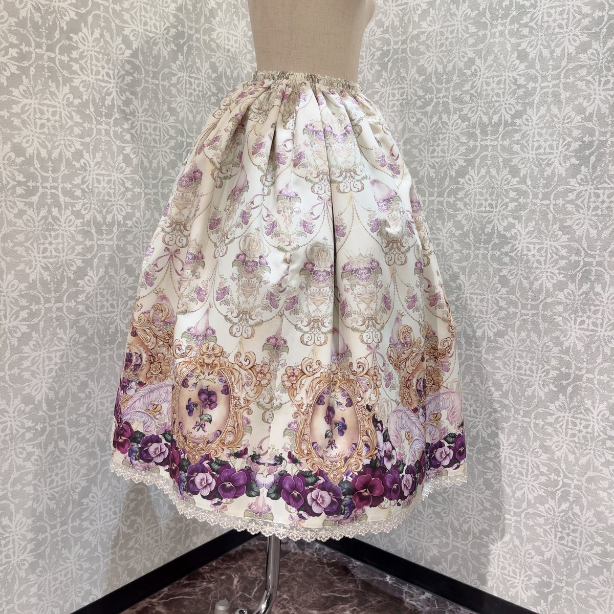 Enchantlic Enchantilly】すみれ姫の王冠 スカート/012-502-06