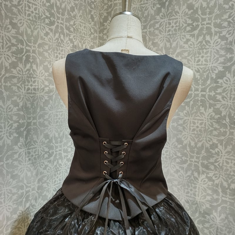 Amavel アマベル Fleur de lis ベスト ブラック Amavel】Fleur de lis ベスト/125260106 | KIST ONLIN