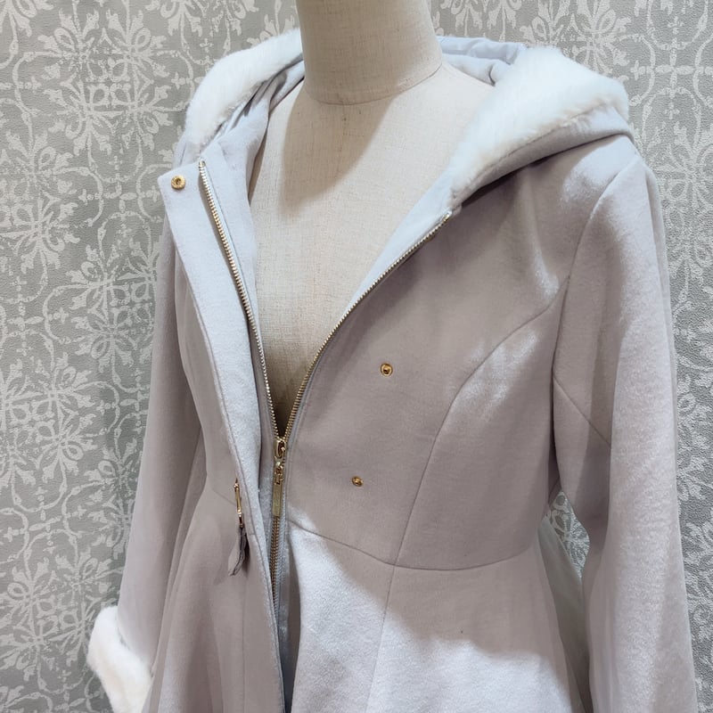 Amavel】リボンビットフーディフレアコート/125201049 | KIST ONLIN