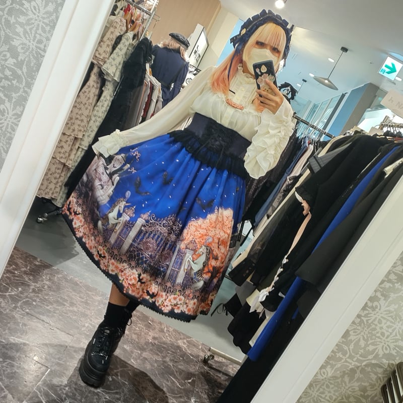 Enchantlic Enchantilly スカート Enchantlic Enchantilly】幻影桜城〜夢幻の一角獣〜 スカート/012-8