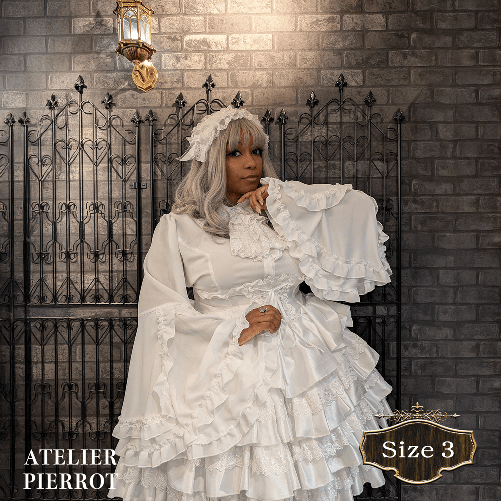 ATELIER-PIERROT ルイーズジャボタイブラウス 綿 Louise Jabot Blouse (2023) by Atelier Pierrot