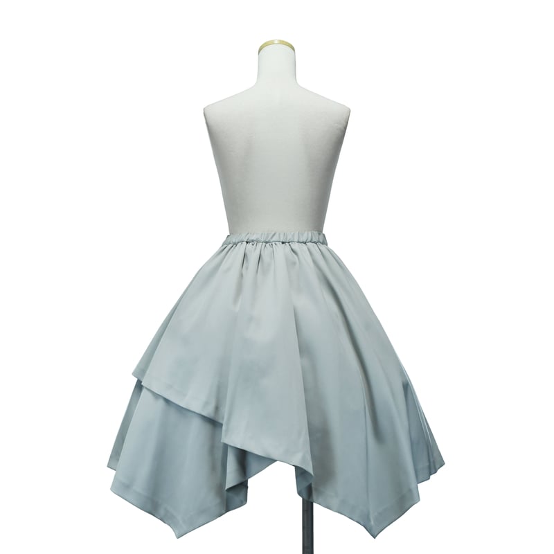 新品未使用Sheglit イレギュラータックスカート グレー