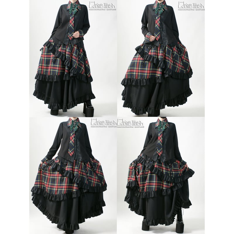 Qutie Frash】フリルロングスカート（9783-SK） | KIST ONLINE