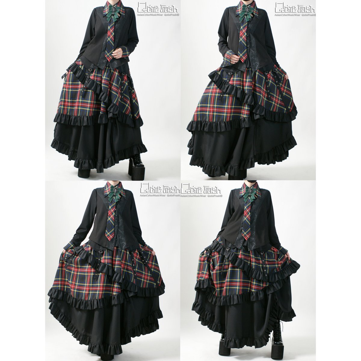 Qutie Frash】フリルロングスカート（9783-SK） | KIST ONLINE