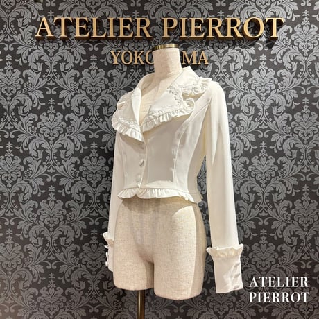 【ATELIER-PIERROT/Vallée lys】Frilled Tailored Jacket/TJK-13