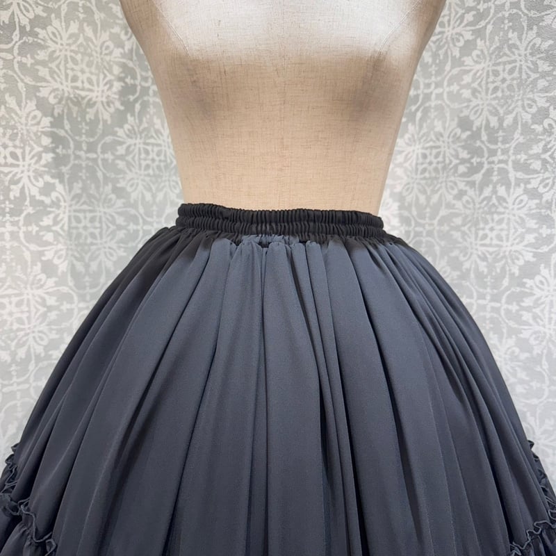 ATELIER-PIERROT】Midnight Cascade Long Skirt/TS