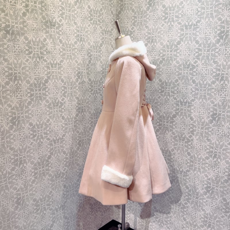 Amavel】リボンビットフーディフレアコート/125201049 | KIST ONLIN