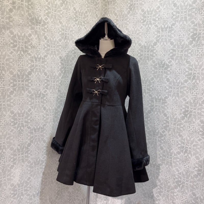 Amavel】リボンビットフーディフレアコート/125201049 | KIST ONLIN