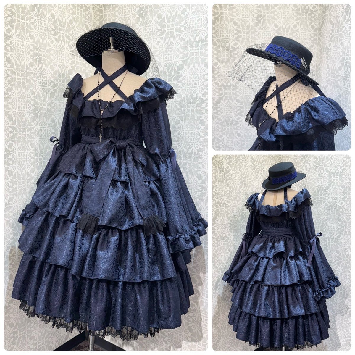 ATELIER PIERROT】【Vallée lys】Coquelicot Dress m ATELIER PIERROT】【Vallée lys】Coquelicot Dress m