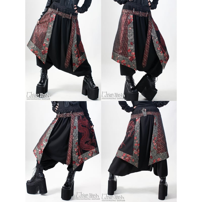 Qutie Frash】ラップ付きサルエルパンツ（9825-PT） | KIST ONLIN