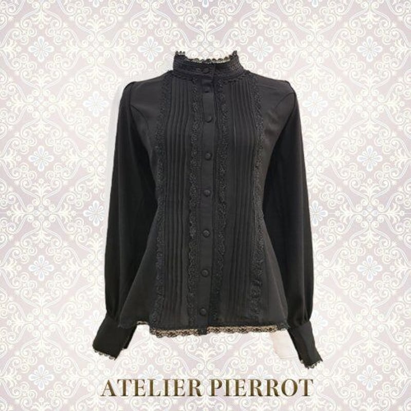 ATELIER-PIERROT】Calmato Blouse (chiffon)/TBL-1 ATELIER-PIERROT】Calmato Blouse (chiffon)/TBL-1