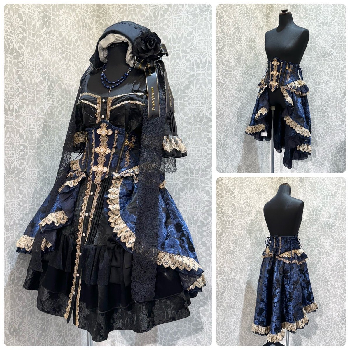 星箱Works】ベル・エピヌ コルセット(紺金)/P25125189 | KIST 星箱Works】ベル・エピヌ コルセット(紺金)/P25125189 | KIST