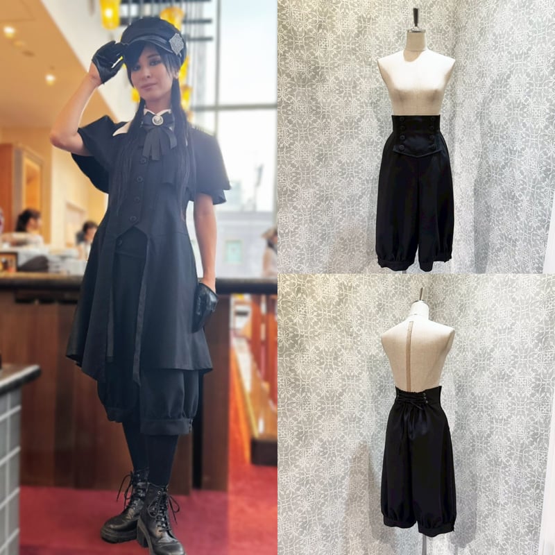 Miho Matsuda スカート・ゲイズ　黒×白 Miho Matsuda スカート・ゲイズ 黒×白 Miho Matsuda スカート