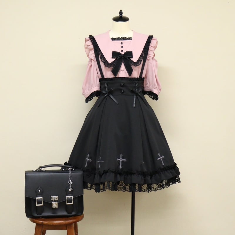 Amavel アマベル Rose Croix レースアップスカート ピンク Amavel】 Rose Croix レースアップスカート/125410421 | KIST