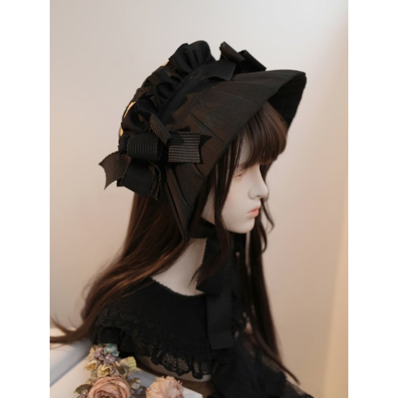 星箱Works】油彩の薔薇 ボンネット/P37203315【お取り寄せアイテム
