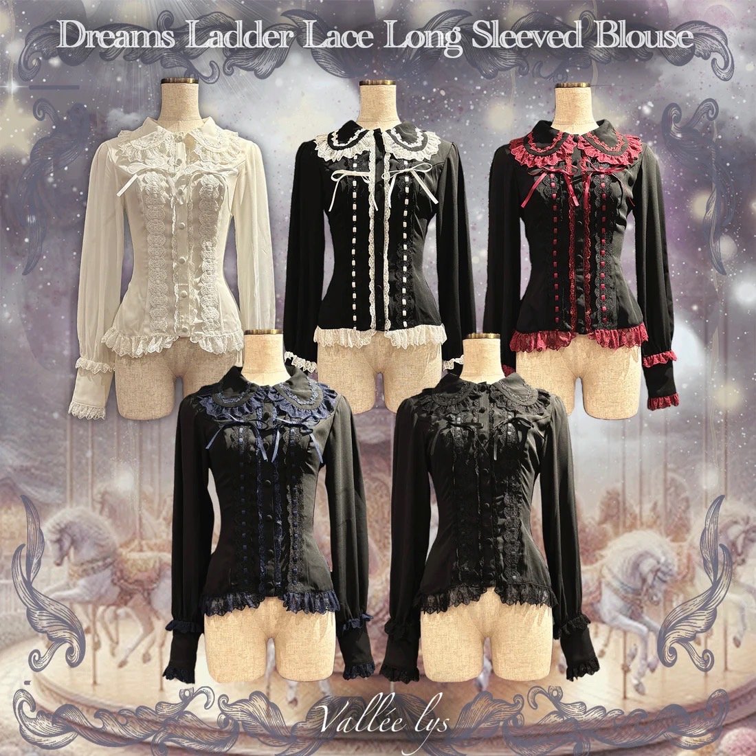 ATELIER-PIERROT/Vallée lys】Dreams Ladder Lace