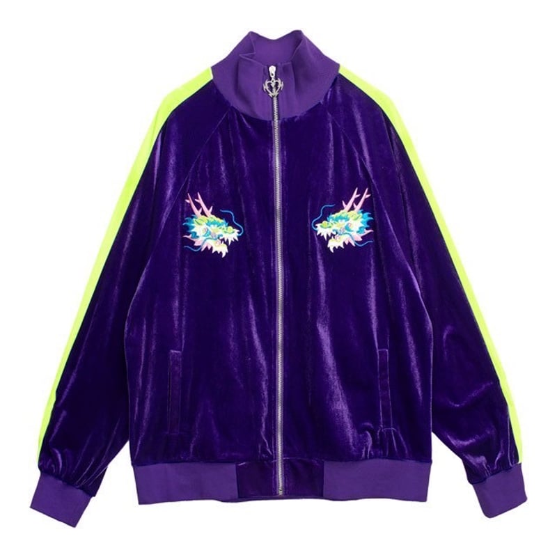 LISTEN FLAVOR】ドラゴンベロアトラックジャケット（2520450） | KIST