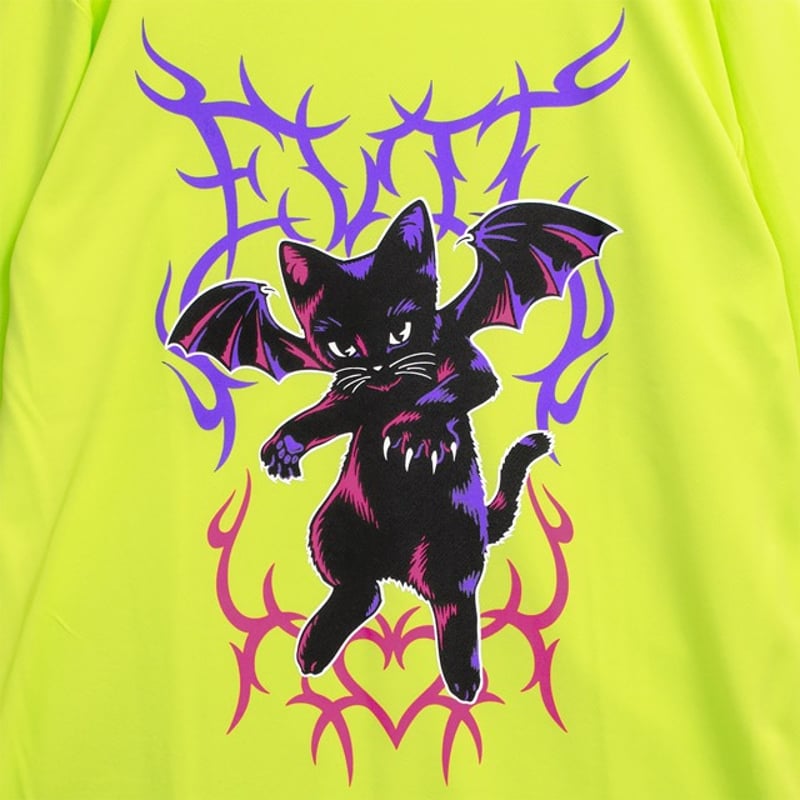 LISTEN FLAVOR】堕天の黒猫ロンT（2520550） | KIST ONLINE