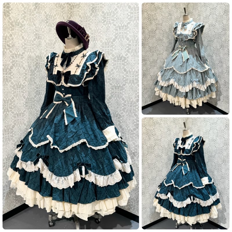 ￼星箱works 西洋人形魔法ワンピース　ベージュ 生成色 ロングスカート 西洋人形魔法 ワンピース | HoshibakoWorks
