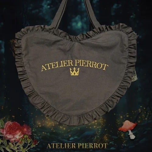 ATELIER-PIERROT】 Heart Frill Tote Bag/TBG-02 |