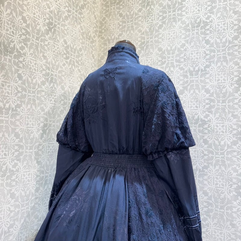 星箱Works】 藤花集 ジゴスリーブワンピース/P23101434 | KIST 星箱Works】 藤花集 ジゴスリーブワンピース/P23101434 | KIST