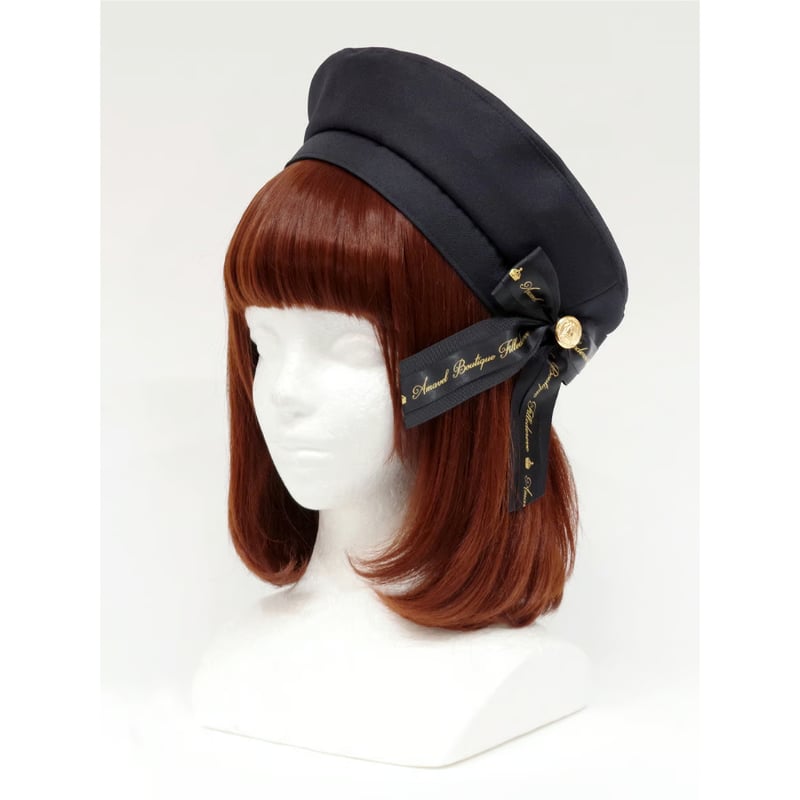 Amavel Message Ribbon セーラーワンピース ベレー帽 セット アマベル