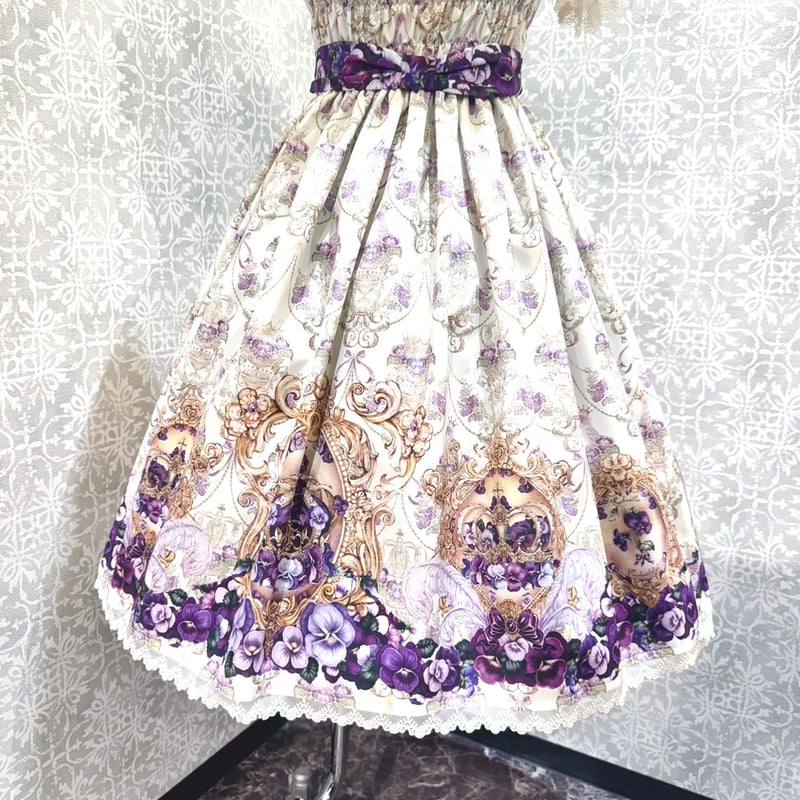Enchantlic Enchantilly】すみれ姫の王冠 ワンピース（生成り） /0