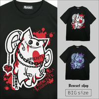 【Deorart】オーバーサイズ・プリントTシャツ【ぎぜんしゃ】 [ネコラ NECOLA 天使][Deorart Record]（DRTP010）