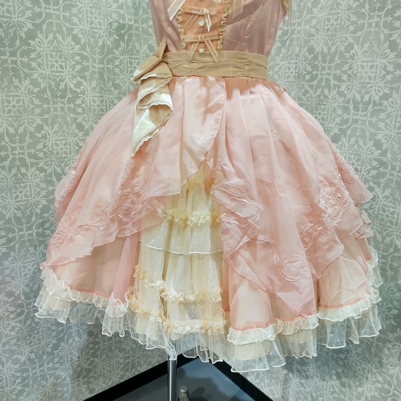 sacra ジャンパースカート　eclat m7days 12closet ロク M7days(エムセブンデイズ)の【コラボ】腰高ジャンパースカート
