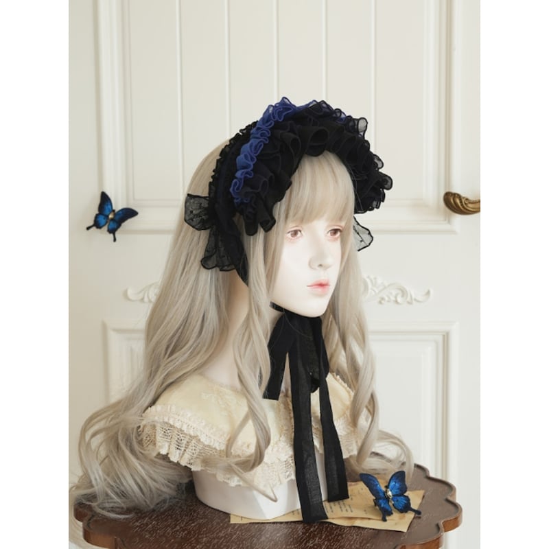 星箱Works】フェリ・ドウ・ロンド レースシフォンヘッドドレス 