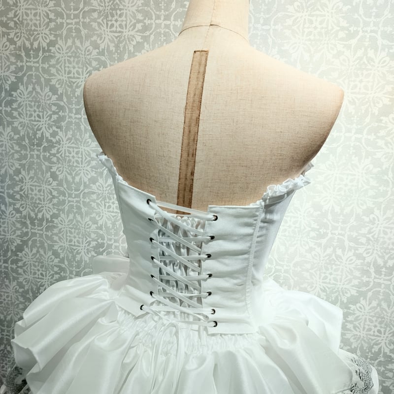 ATELIER-PIERROT】Mini Corset Dress (シルバーレースver)