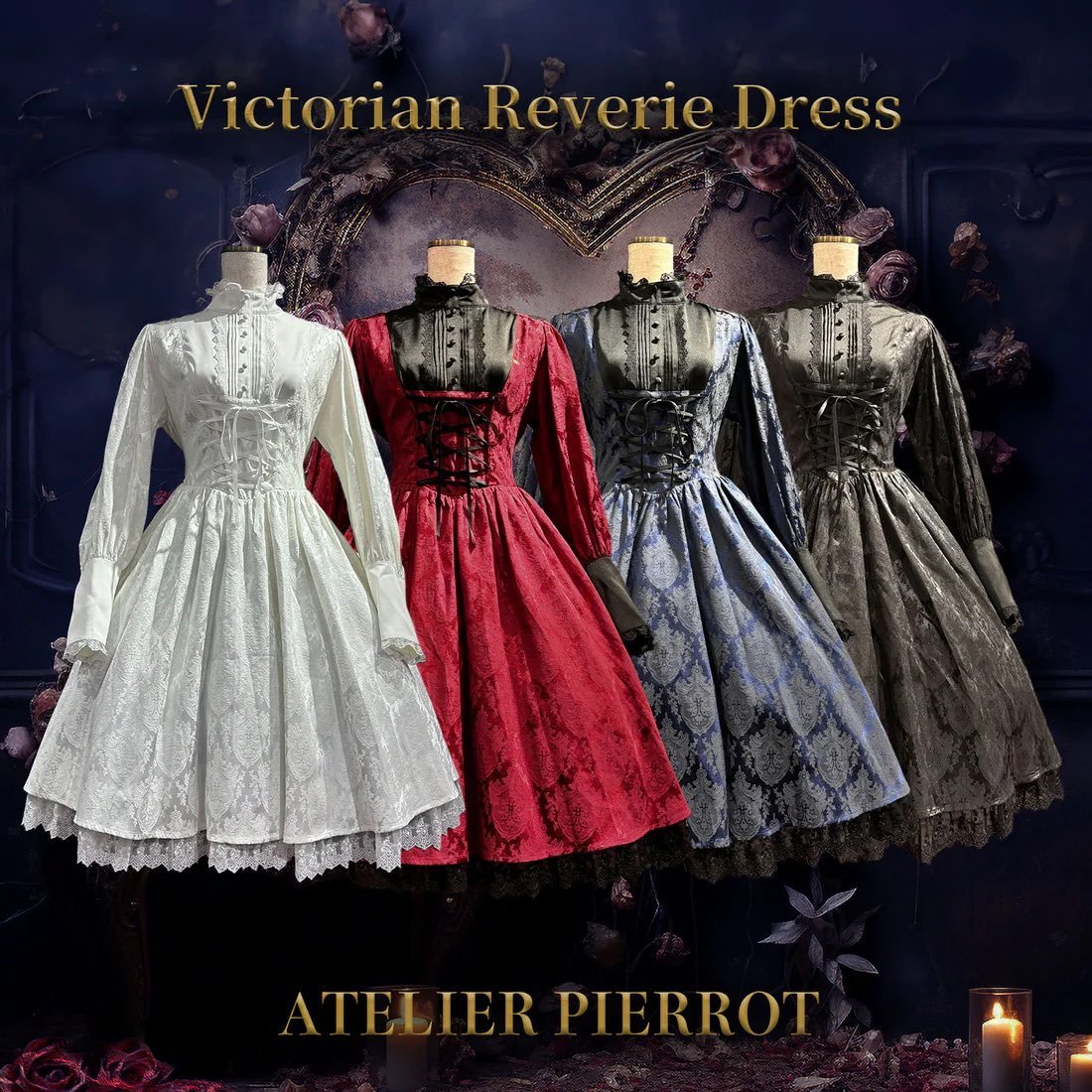 アトリエピエロ ドレス ATELIER-PIERROT】Victorian Reverie Dress/TOP307