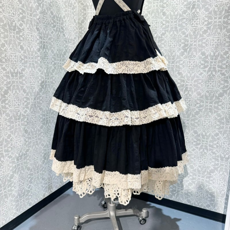 星箱Works】キャラメルカヌレ サスペンダー付きスカート/P25101227【お