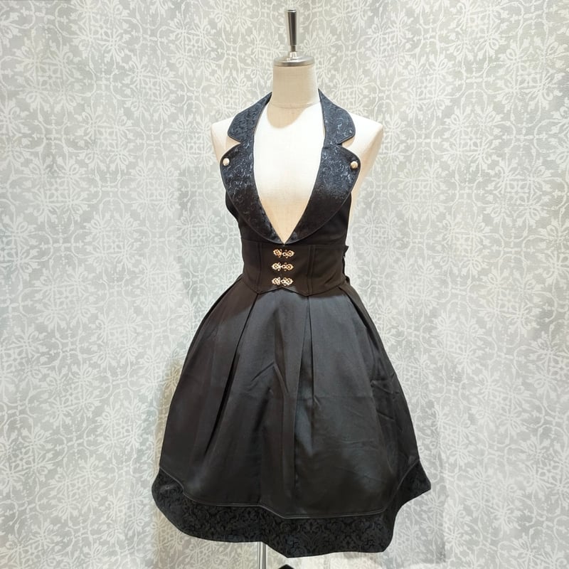 Amavel  Majesty ホルタージャンパースカート 黒 Amavel Royal Majesty ホルタージャンパースカート 黒
