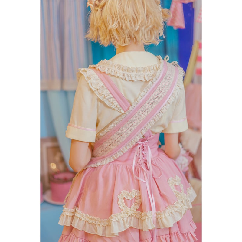 星箱Works】シャンティクリーム・パティスリー サスペンダー付き