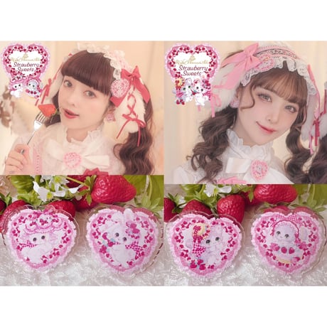 【Royal Princess Alice】Strawberry Sweets・飴ノ森ふみかコラボ　イヤリング