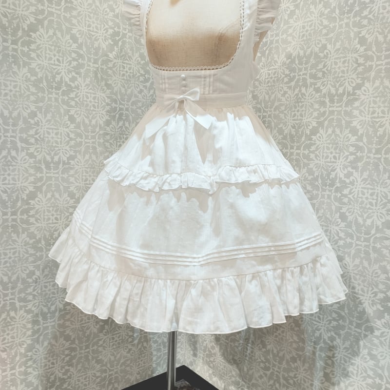 Amavel】 Marchen Cotton フリルエプロン/126300210 | KIS