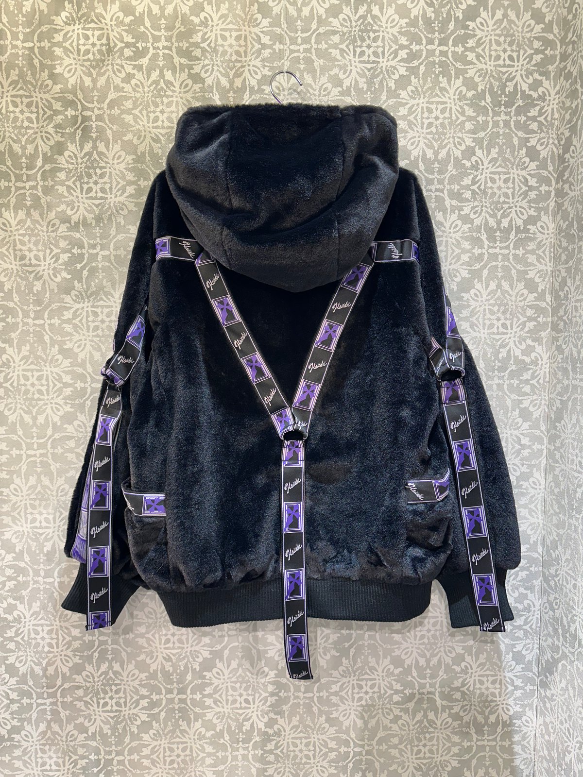 バックステージパス（backstagepass）/PARACHUTE PARKA−FUR(パラシュートパーカーーファー)オーバーサイズ ファーブルゾン BACKSTAGE PASS】PARACHUTE PARKA-FUR(パラシュートパーカーフ