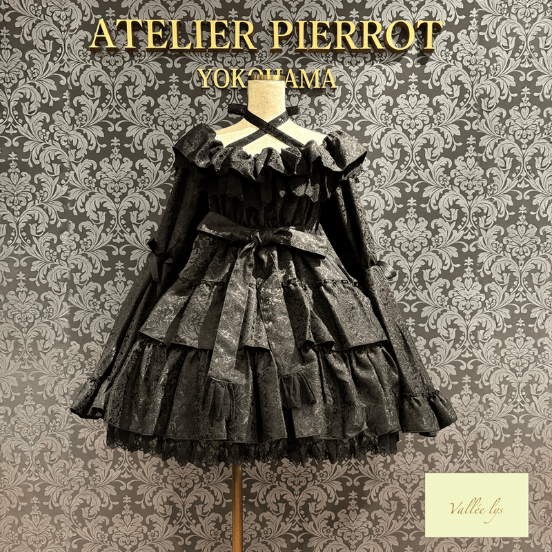 ATELIER PIERROT】【Vallée lys】Coquelicot Dress m ATELIER PIERROT】【Vallée lys】Coquelicot Dress m
