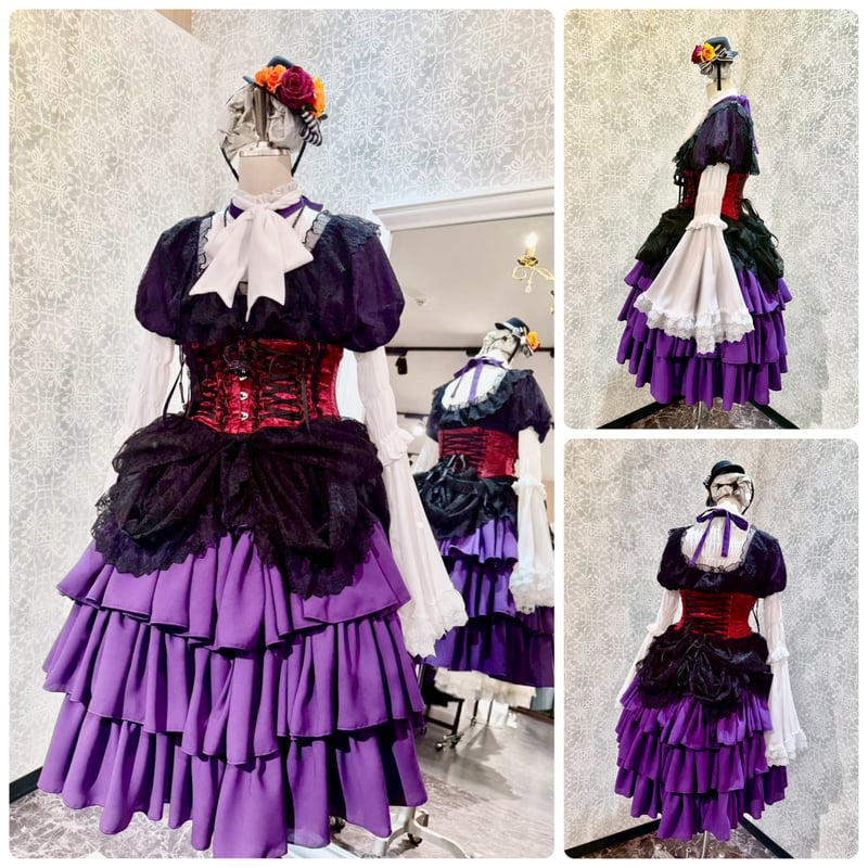 ATELIER-PIERROT】Stand Collar Princess Sleeve B