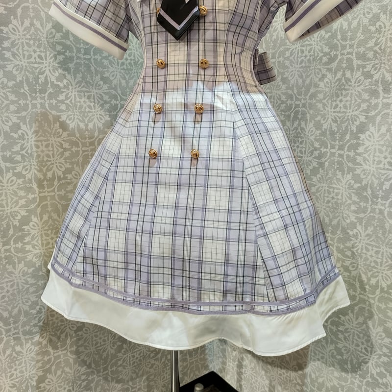 Amavel】 Twinkle Sparkle チェックセーラーワンピース/12517060