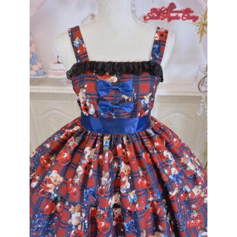 スカルサイコチェリー Spinコラボ ジャンパースカート