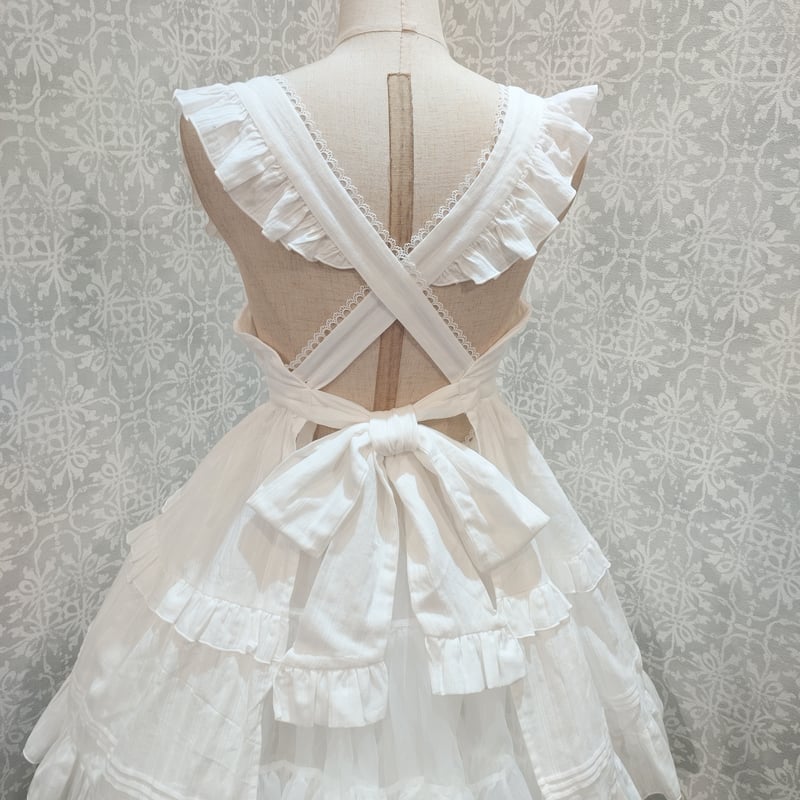 Amavel】 Marchen Cotton フリルエプロン/126300210 | KIS
