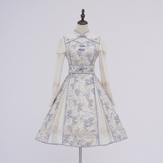 彩花磁 ショートワンピース 星箱Works ピンク ロリータ チャイナ