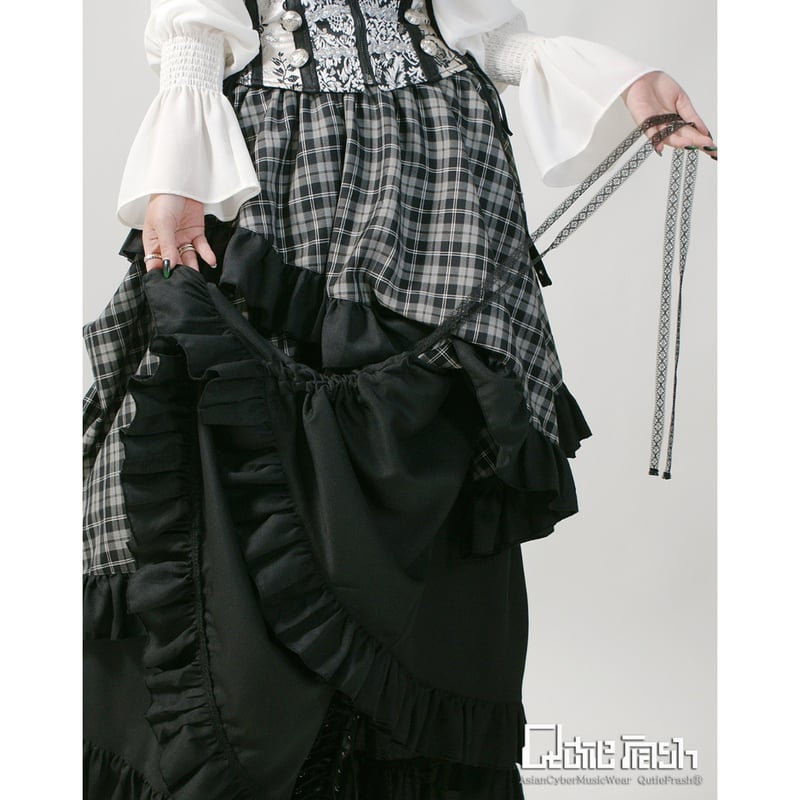 Qutie Frash　キューティーフラッシュ　コルセットキャミ＋フリルスカート QutieFrash/キューティーフラッシュ 9886-CT コルセットキャミ