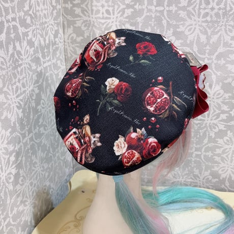 【RoyalPrincessAlice】ルビー柘榴 Spinコラボ　ベレー帽【即納品】