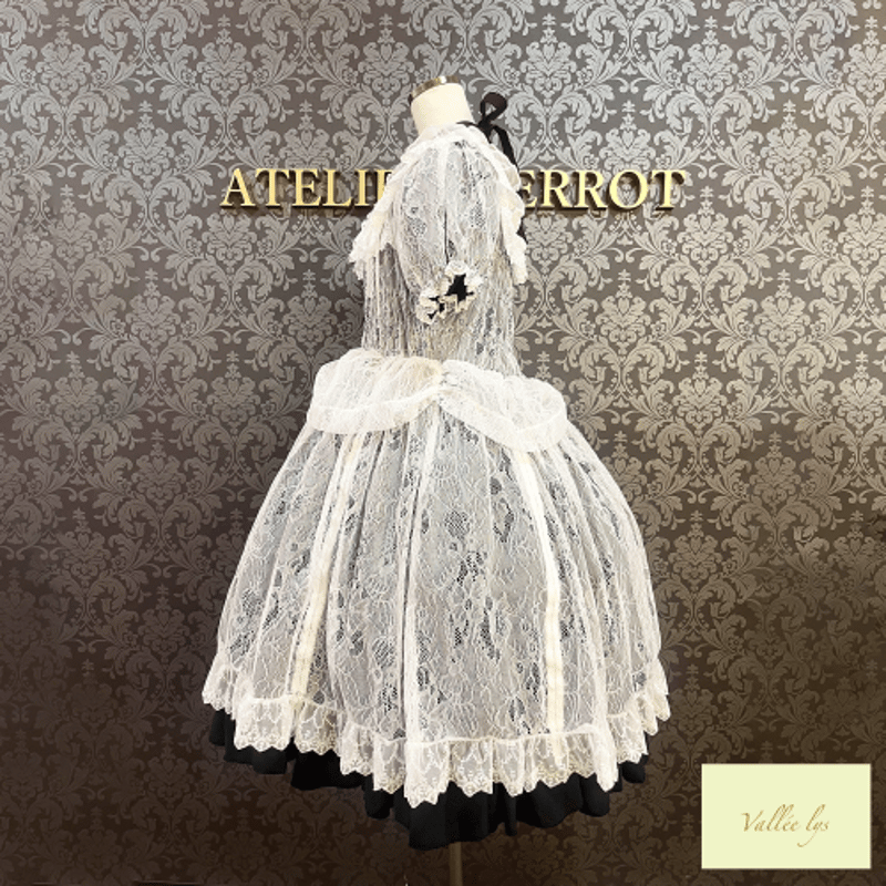 ATELIER-PIERROT/Vallée lys】Mellow Melody Dress ATELIER-PIERROT/Vallée lys】Mellow Melody Dress