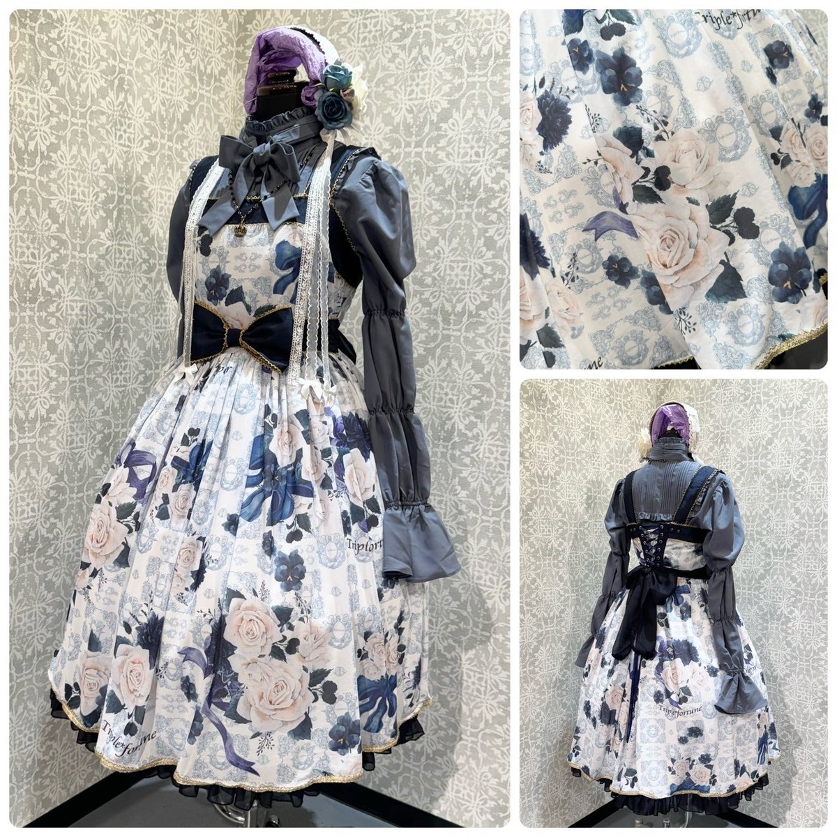 Triple*Fortune ヴィクトリアンローズ JSK 黒