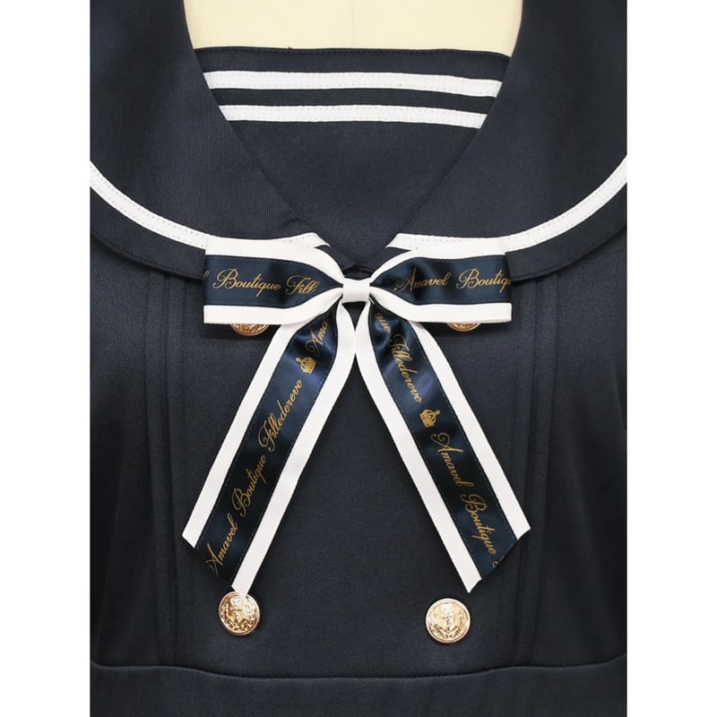 Amavel】Message Ribbon セーラーワンピース/125171139 | KI