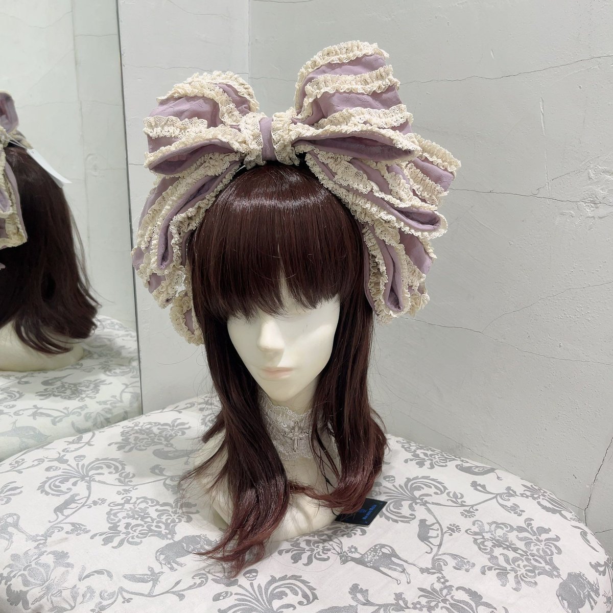 タグ付き新品未使用⭐星箱works リボンカチューシャ 水色 コラボ商品】東方Project x HoshibakoWorks チルノ リボンカチューシャ